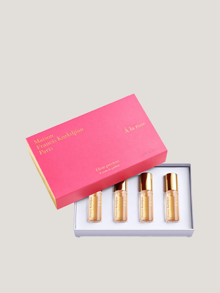 À La Rose Extrait Roll-On Elixir Set 4x4ml