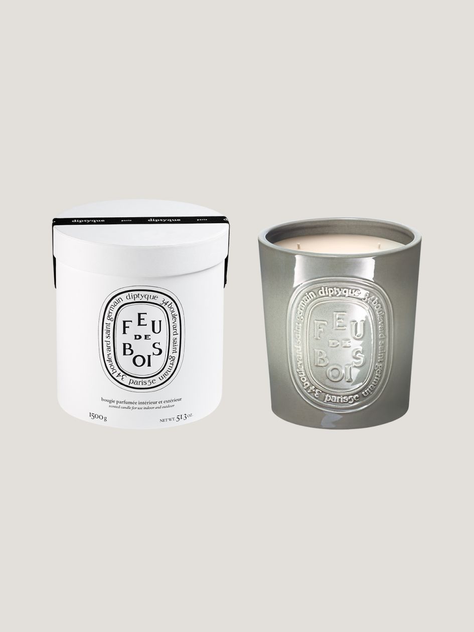Giant candle Feu de Bois 1500g