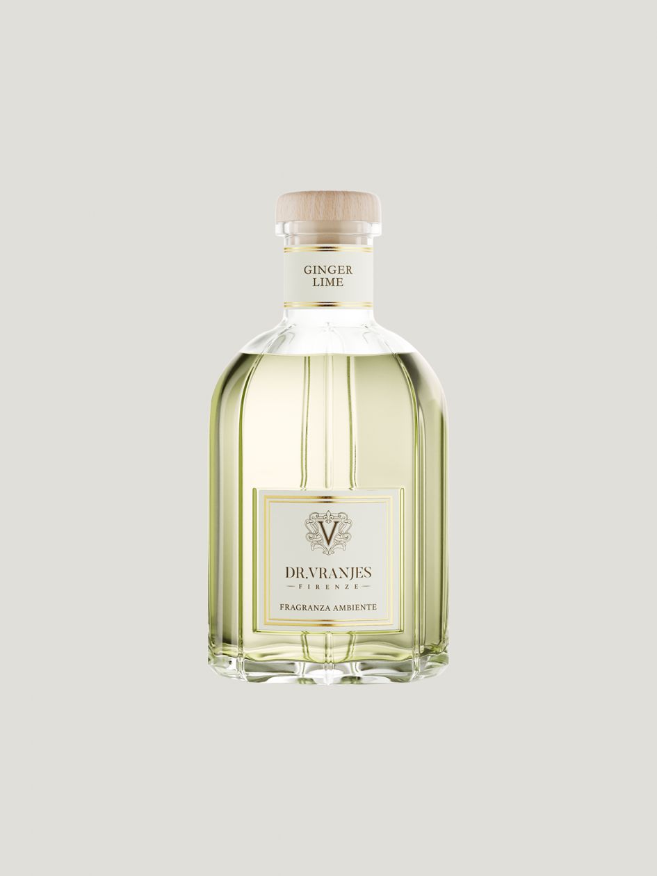 Ginger Lime Vase 2500 ml Glass Bottle Home Fragrance