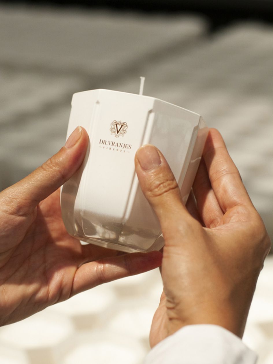 Ginger Lime Candle 80Gr Pearl White