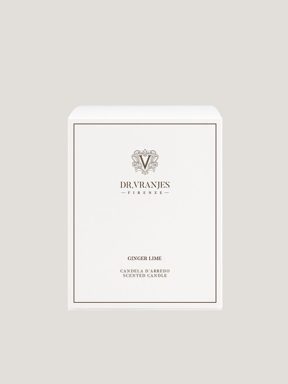Ginger Lime Candle 200Gr Pearl White