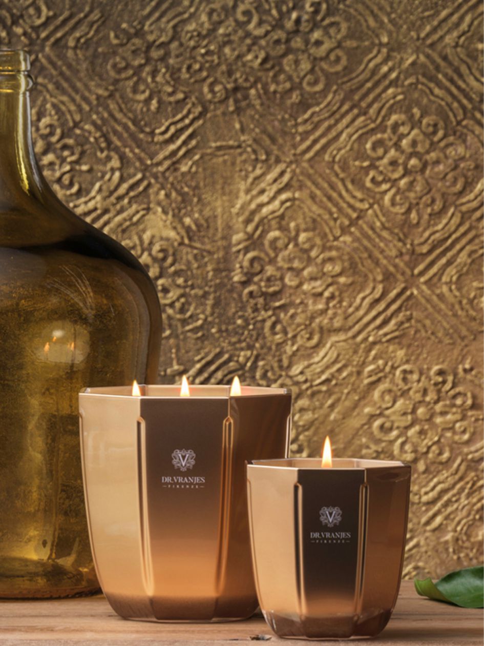 Oud Nobile Candle 80Gr Metallic Gold