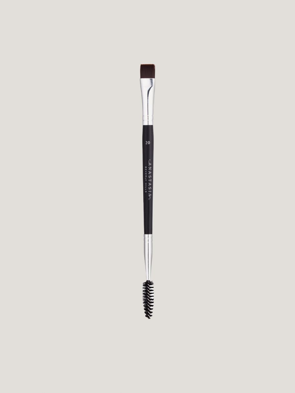 Brush(#20)-Duo Brow/Eye Liner Straight Cut/Spooley